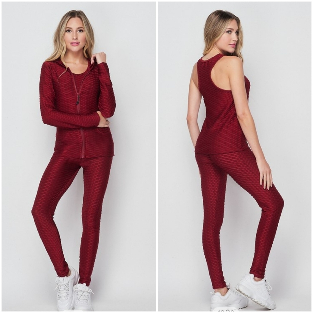 Active Brazilian 3 piece Hoodie/Tank/Leggi…